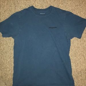 PATAGONIA SHORT SLEEVE LOGO TEE TEAL